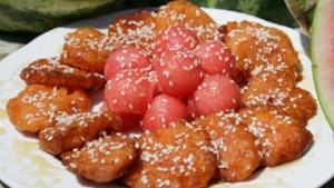 Καρπουζοτηγανίτες